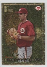 1995 Bowman Minor League MVPs Gold Ray Brown #236 HOF eu5