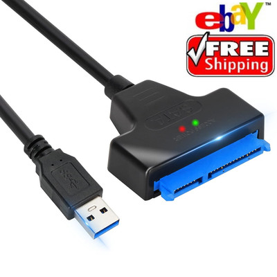 USB 3.0 to 2.5'' SATA III Hard Drive Adapter Cable/UASP -SATA to USB3.0 Converter