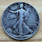 1941 S  Walking Liberty Half Dollar - US 90% Silver Coin