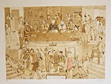 Signed Lithograph. CHRIS ORR.  MBE.RA. 1981.  No.25 in a LIMITED EDITION of 40.