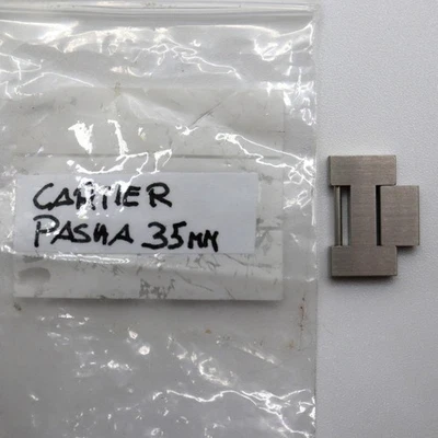 Cartier Maglia Bracciale Link acciaio originale per Pasha C 35mm