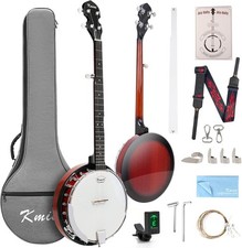 Banjo 5 String Banjos,Professional Full Size 38 Inch Open or Closed Back With...