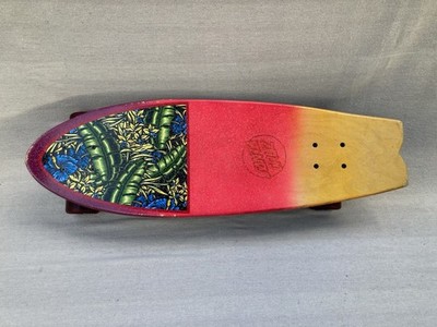 Santa Cruz Land Shark Cruiser Skateboard 8.8x27 Island Sunset Rare