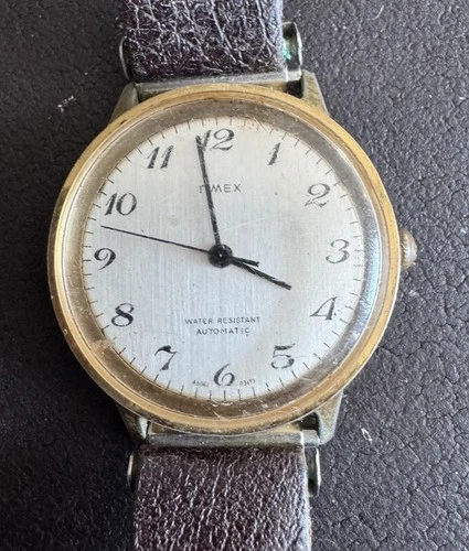 VTG Timex Automatic 46061 03177 Water Resistant Classic Mens Watch Tested