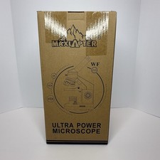Maxlapter Ultra Power Microscope Kit With Specimens 200-2000X Magnification New