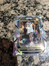 2023 Panini Prizm WNBA Sika Kone #120 Ice Prizm (RC)