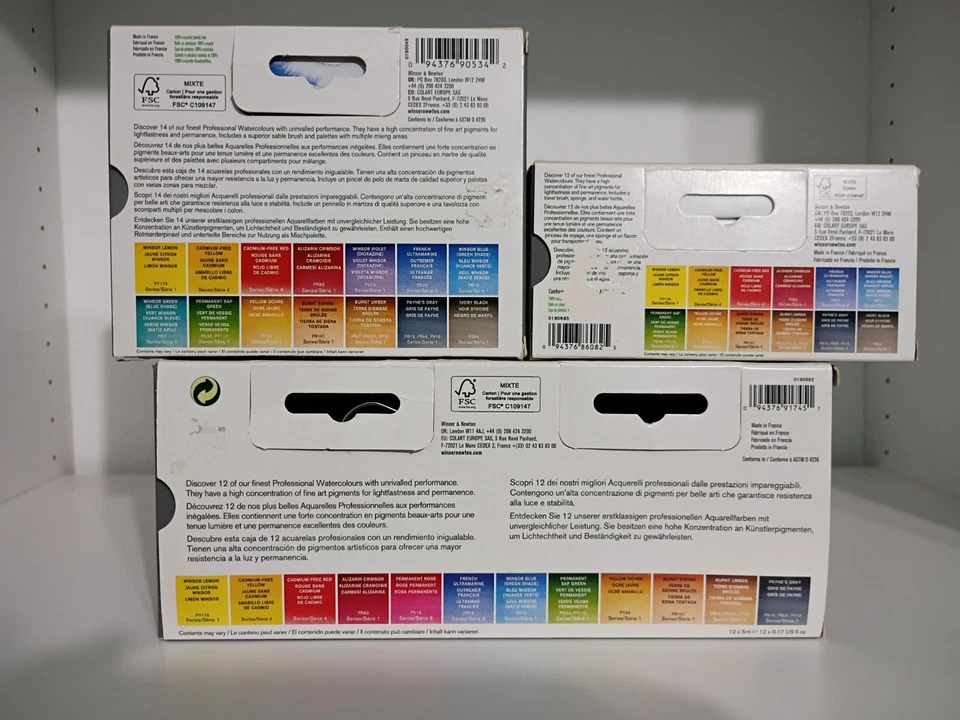 Windsor & Newton Juego de Regalo Acuarelas Profesionales TOTALMENTE NUEVO Foto 4 de 4