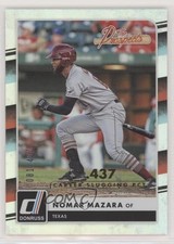 2016 Donruss The Prospects Stat Line Career 81/400 Nomar Mazara Rookie RC z6b