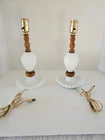 Vintage Milk Glass Lamps 2-Pack, Tested