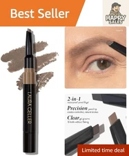 Two-in-One Sculpt-n-Stay Brow Gel and Pencil - Long-Lasting Waterproof Formula