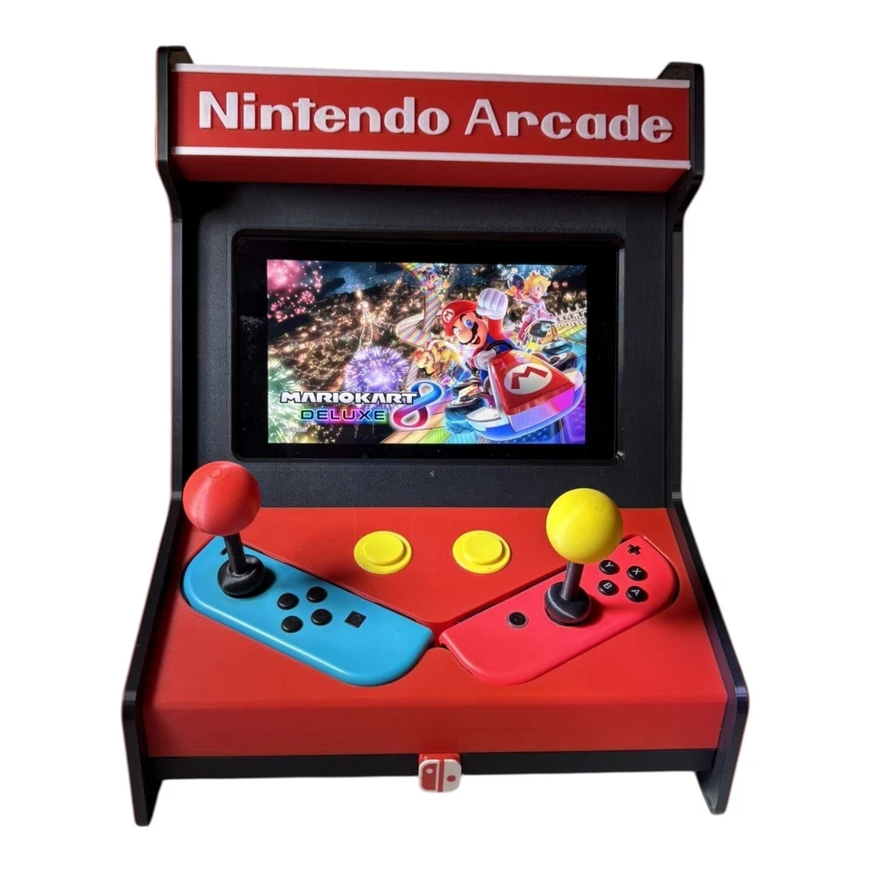 Nintendo Switch Arcade Cabinet Case Switch & OLED Retro Pikachu Mini Arcade - Image 3 of 4