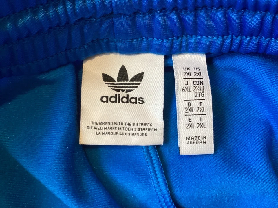 Pantalones a Presión Adidas Adibreak Azul Break Away Pista Joggers 3 Rayas Talla 2XL Foto 3 de 4