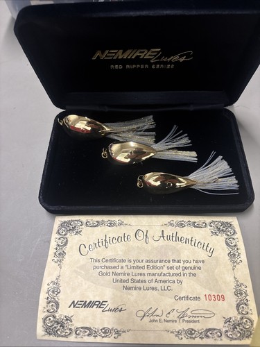 Nemire Lures -Limited Edition -Red Ripper Series - Certificate of ...