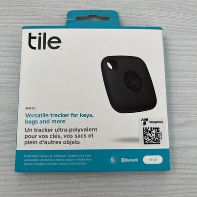 Tile Mate - 1 Pack - Black - Bluetooth Tracker, Keys Finder and Item Locator