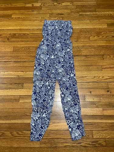 Lilly Pulitzer x Target Blue Fish Pattern Romper Jumpsuit Women's Size Small - Picture 5 of 5