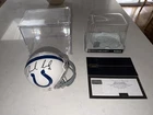Andrew Luck Autographed Mini Helmet - Panini Certified
