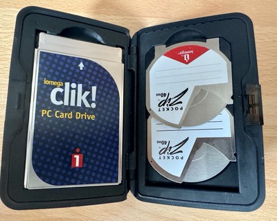 Iomega Clik! 40MB PC Card Adapter plus 3 Disks 