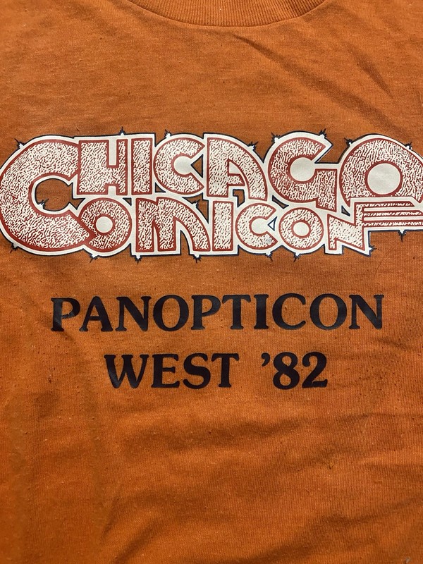 Super Rare Vintage T-shirt. 1982 Chicago Comic-Con. Doctor Who. Panopticon West