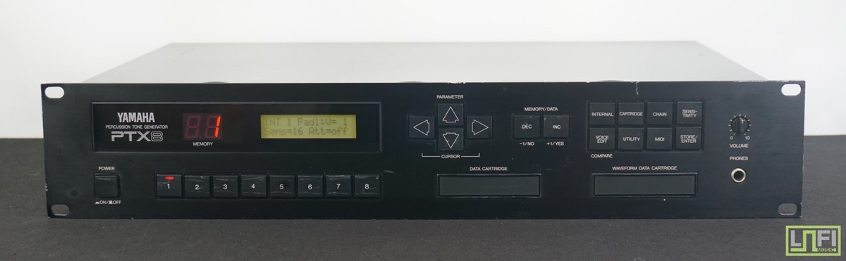 Yamaha PTX8 Percussion Tone Generator Vintage 2U Rack Module