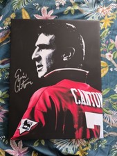 Eric Cantona (Signed) Canvas Print