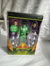 Super7 ULTIMATES  Mighty Morphin Power Rangers Green Ranger  Glow  - 7  Power...