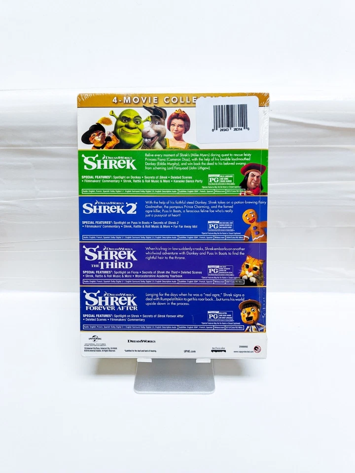 Shrek 4-movie Collection (DVD) DREAMWORKS HTF OOP BRAND NEW SEALED - Image 2 of 2
