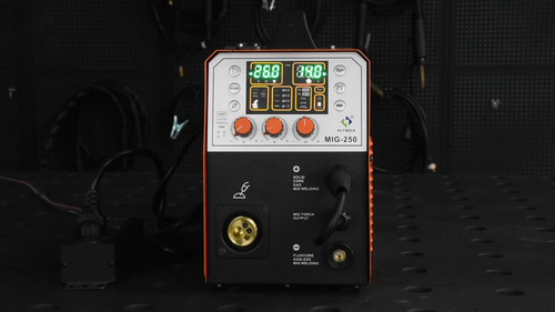 Hitbox 4in1 Mig Welder ARC, LIFT- TIG Gas/Fill Cored MIG, Inverter w/ Helmet - Video 1 of 1
