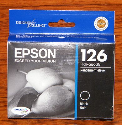 Epson Exceed Your Vision (T126120) 126 High Capacity Black Ink *EXPIRED* 