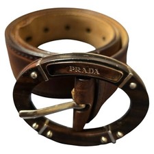 Women's Leather Prada Belt Authentic