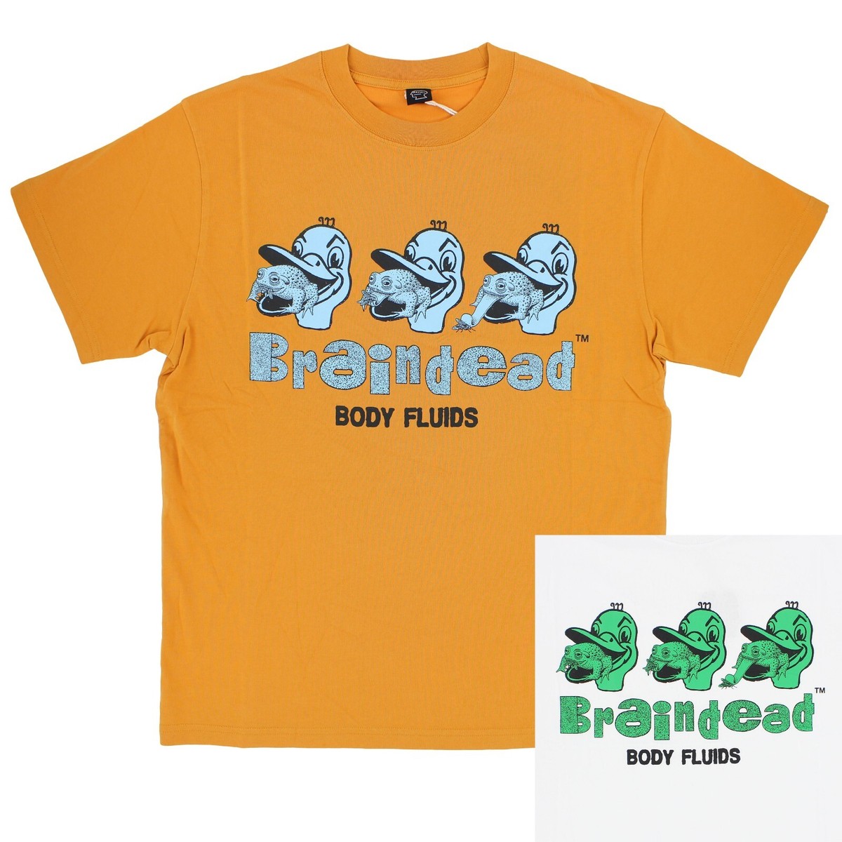 Brain Dead Men's T-Shirt Body Fluids Duckboy Short Sleeve Graphic