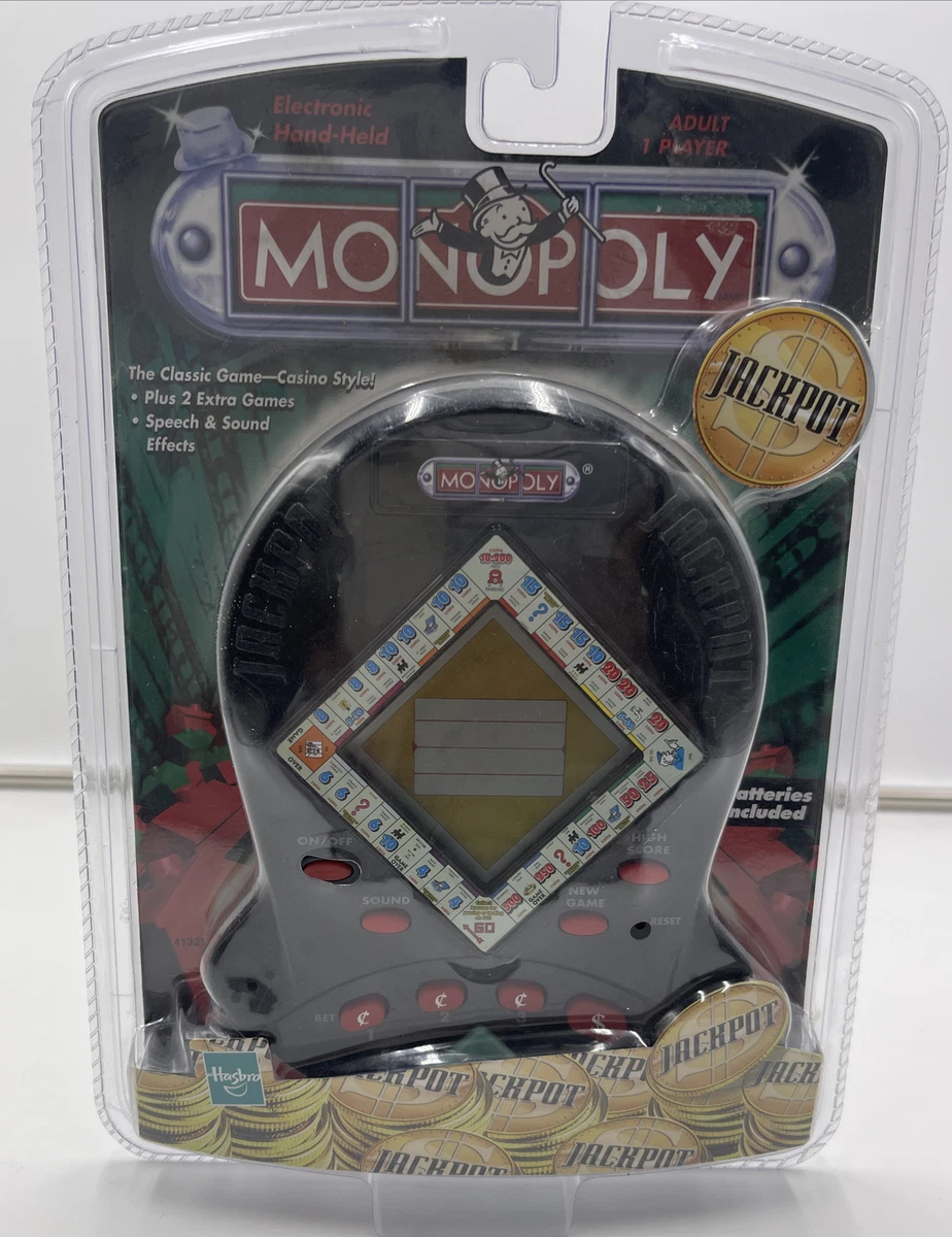 1999 Hasbro Handheld Monopoly Electronic Video Game R7473