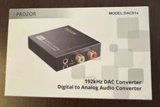 NEW Prozor 192kHz DAC Converter Digital to Analog Audio Converter Model DAC01s