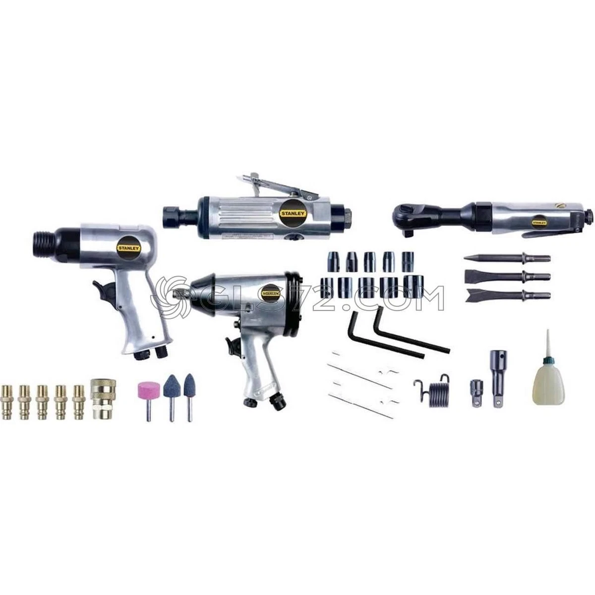 STANLEY KIT 34 PIECES PNEUMATIC ACCESSORIES AIR COMPRESSOR STARTER