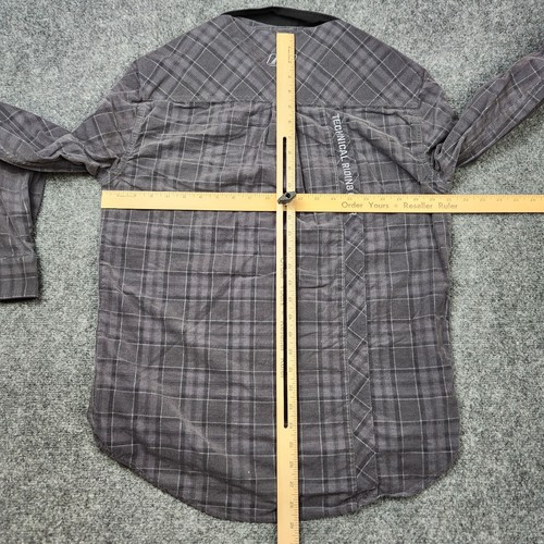 Klim Shirt Mens Medium Plaid Garns Cord Button Up Outdoor Pocket Technical Ride - Picture 6 of 9