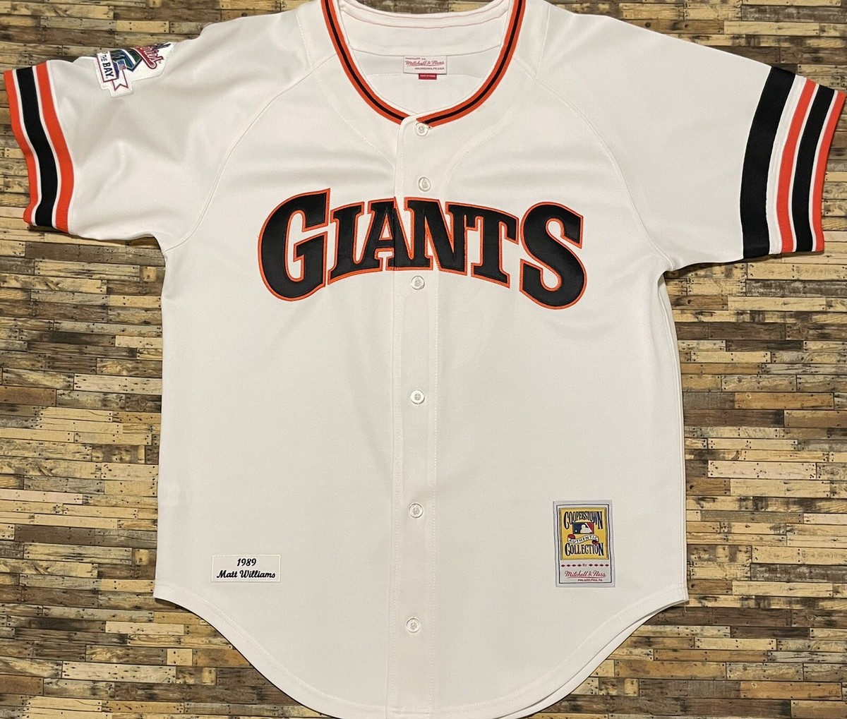 Authentic Mitchell & Ness MLB San Francisco Giants Matt Williams