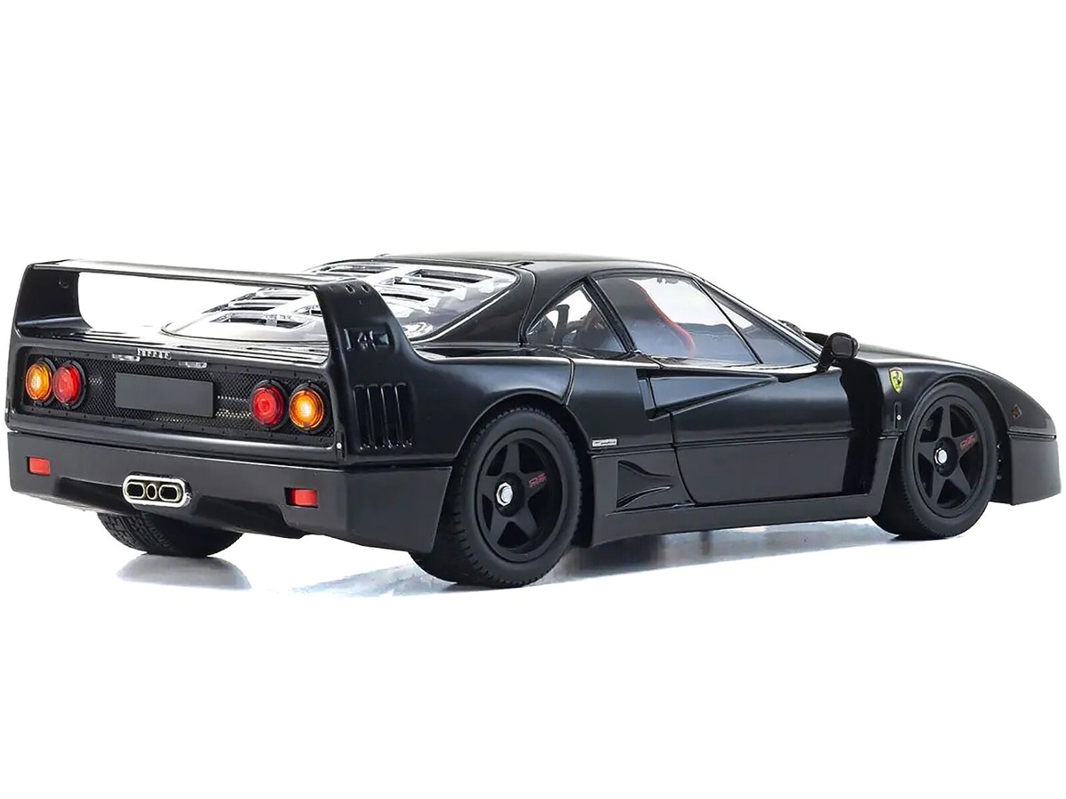 FERRARI F40 BLACK 1/18 DIECAST MODEL CAR BY KYOSHO KS08416 BK | eBay