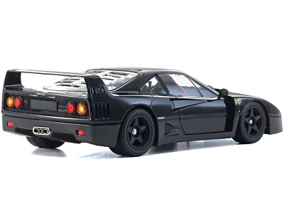 FERRARI F40 BLACK 1/18 DIECAST MODEL CAR BY KYOSHO KS08416 BK | eBay