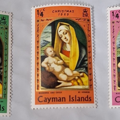 8 Stamps Cayman Islands '69 Christmas/Easter Renaissance Masters Titian/Vivarini - Picture 11 of 24