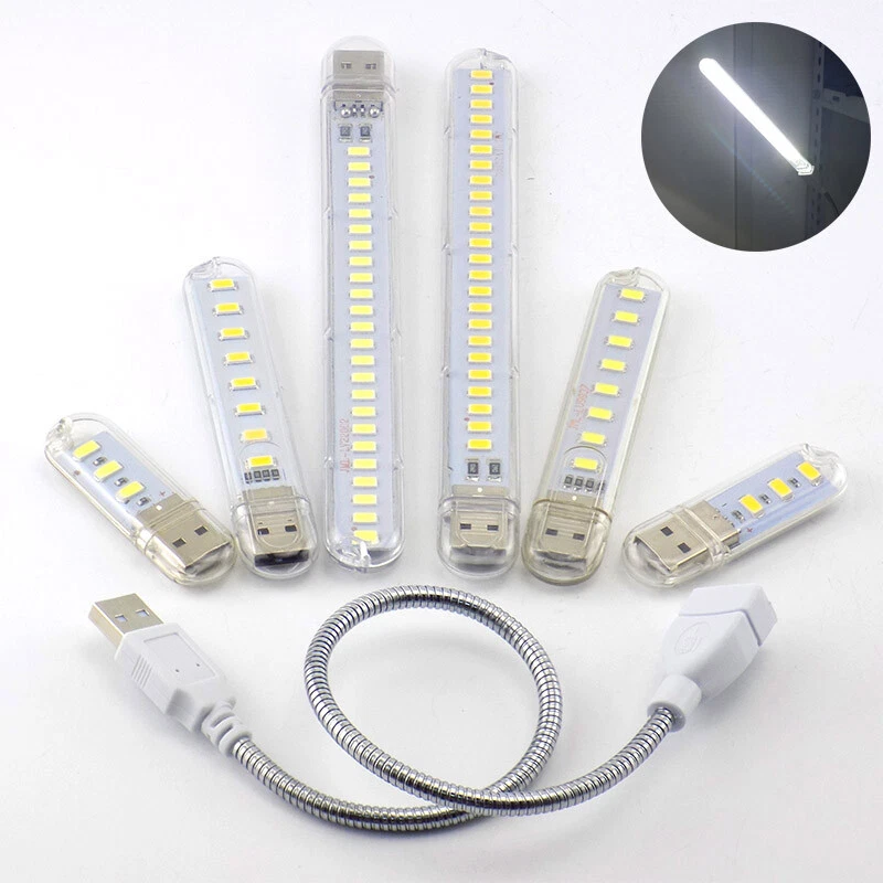 Mini Pocket USB LED Night Light 3/8/24 LED Bulb Lamp Gadget for Reading  Notebook