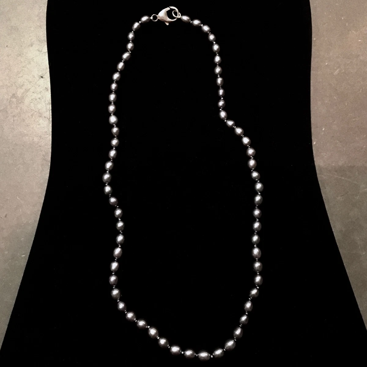 Honora black pearl necklace online
