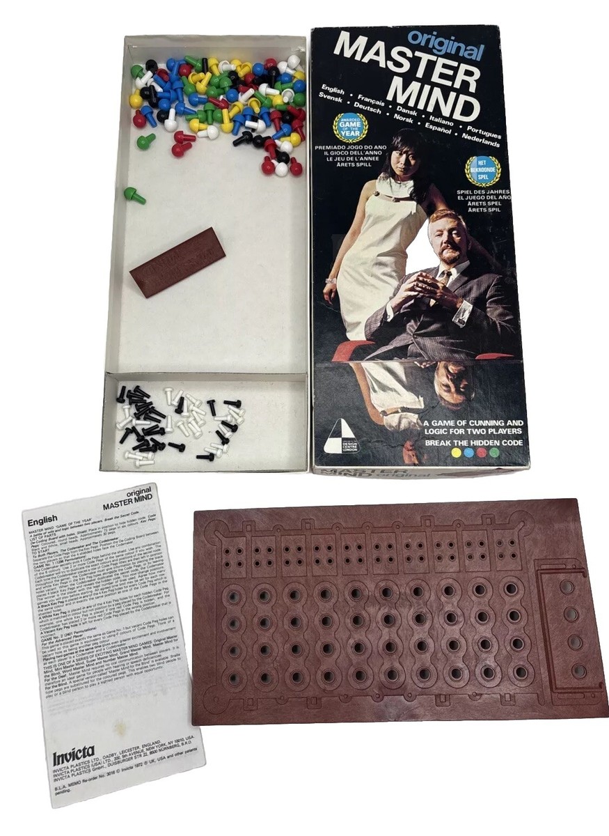 master mind マスターマインド トレー シリコン Original Master-Mind Board Game Code Breaking Vintage Original | eBay