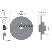 Textar 2X Bremsscheibe 92317603