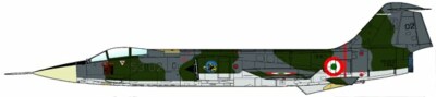 Decalcomanie Tauro Model 1:32 Numeri Matricola A.M.I. Per Tornado, F-104, Strafighters