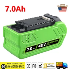 For Greenworks 7.0Ah 40V G-MAX 40 Volt Lithium Battery 29472 29462 29252 20202