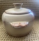 Frankoma 5W Stoneware Pottery Tan/Light Brown Bean Pot & Lid MINT CONDITION — photo 2