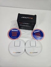 EVALOGIK 2 Pack Window or Door Alarm New Open Box FREE SHIPPING