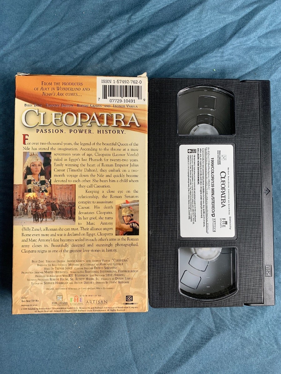 Cleopatra (VHS, 1999, Slipsleeve) Billy Zane, Timothy Dalton