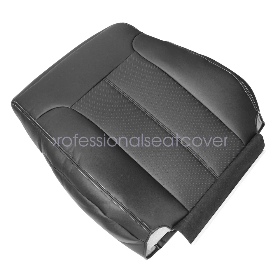 Cubierta de asiento de cuero superior e inferior para conductor Ford F350 F450 Super Duty 2011-2016 Foto 4 de 4