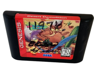 Sega Genesis   Desert Demolition   Retro 16 Bit Game Cartridge