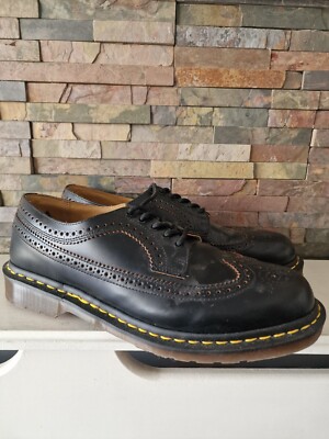Dr Martens - schwarze Brogues Schuhe - Größe 12 UK. herren vvgc